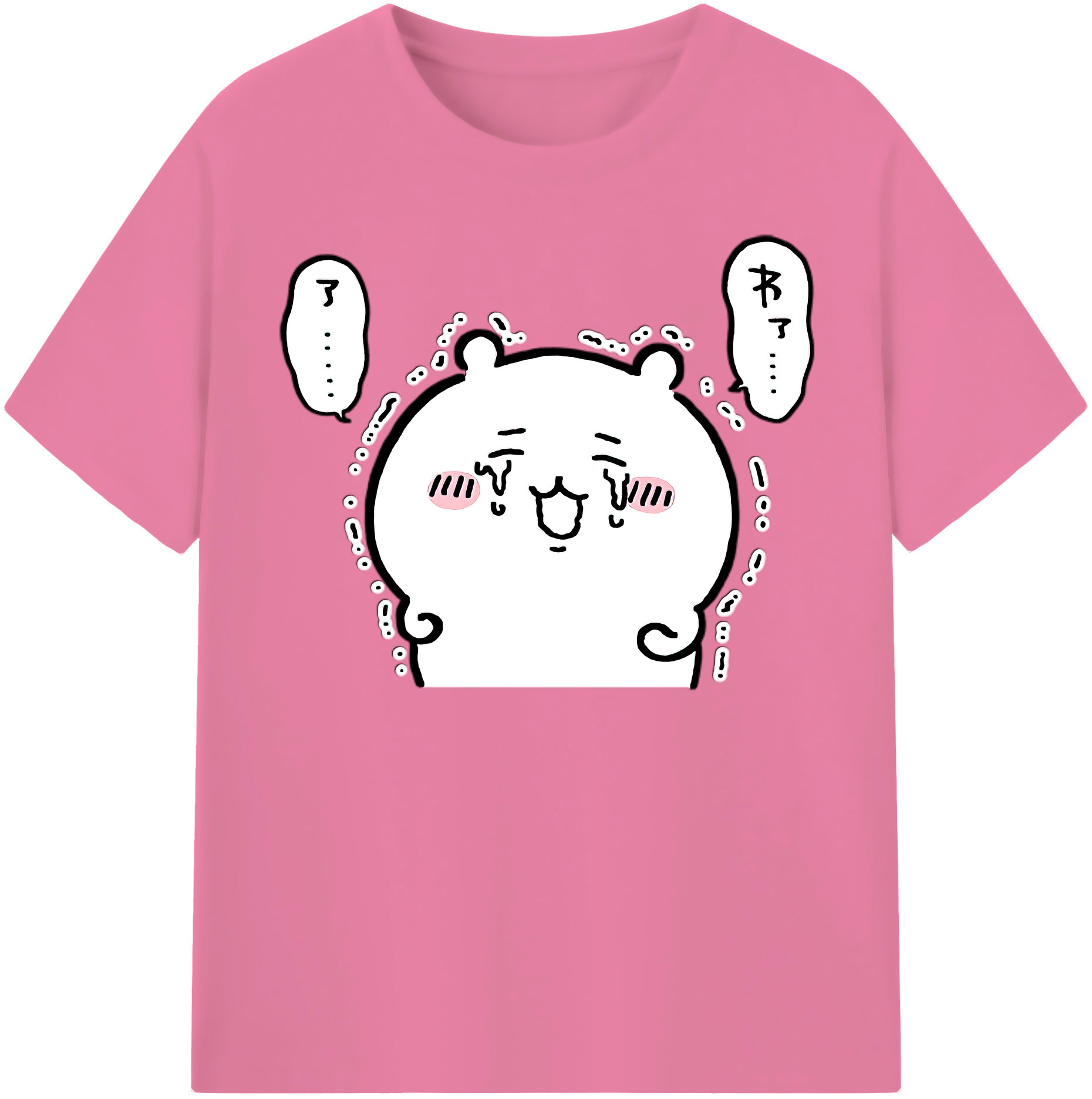 （画像用） ちいかわ ちいかわ Chii-kawa chiikawa 綿100％半袖Tシャツ（フロントプリント）